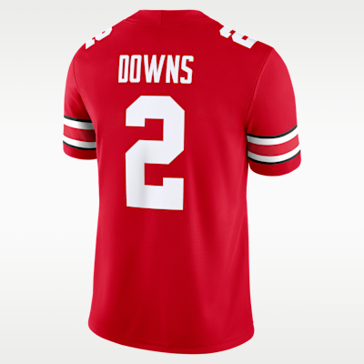 Nike Ohio State大学 アメフト ゲームシャツ XXL Caleb Downs Ohio State Buckeyes 2026 NFL First Draft Pick Men's
